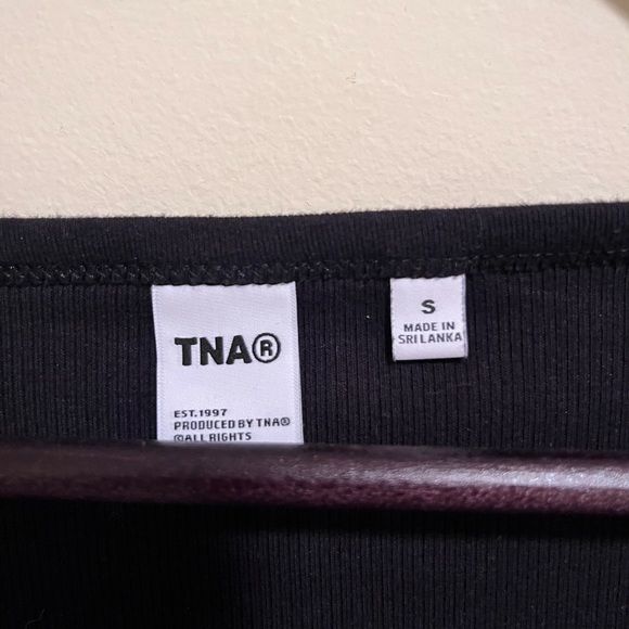 Black TNA Henley top size small. - Picture 2 of 2